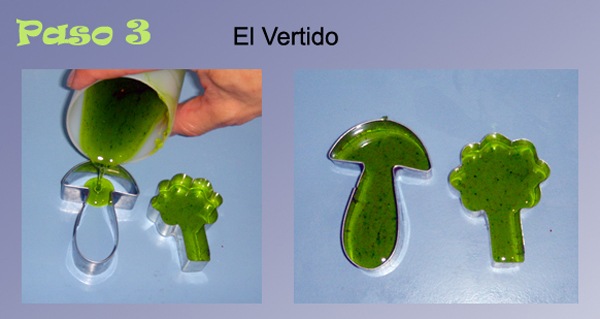 Paso 3 Hacer figuras de Gel Paso 3 Hacer figuras de Gel
