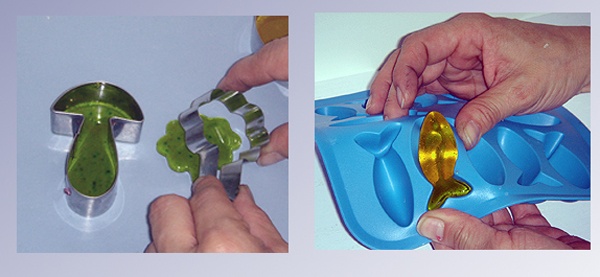 Paso 4 Hacer figuras de Gel Paso 4 Hacer figuras de Gel