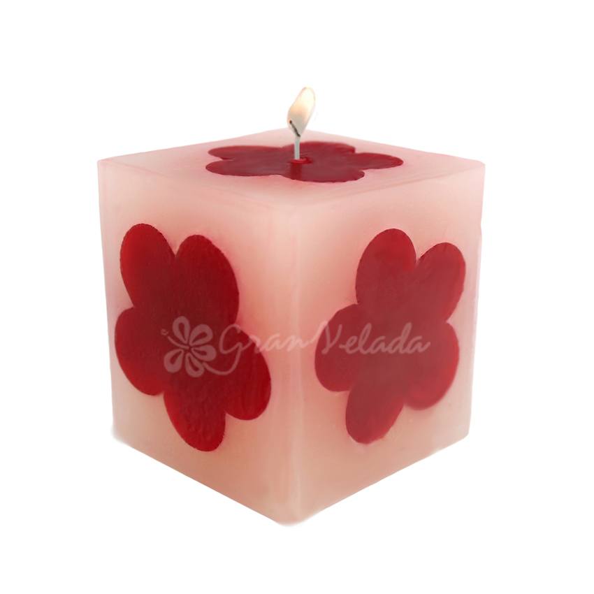 Velas con Inclusiones de Flores