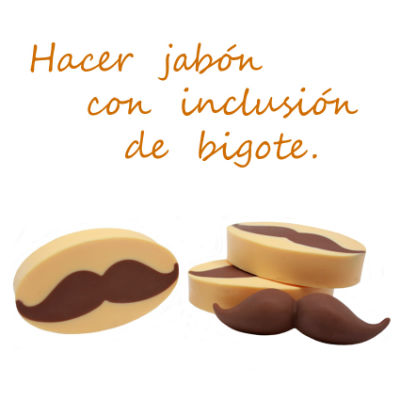 Hacer detalles de boda para hombres, jabón con forma de bigote