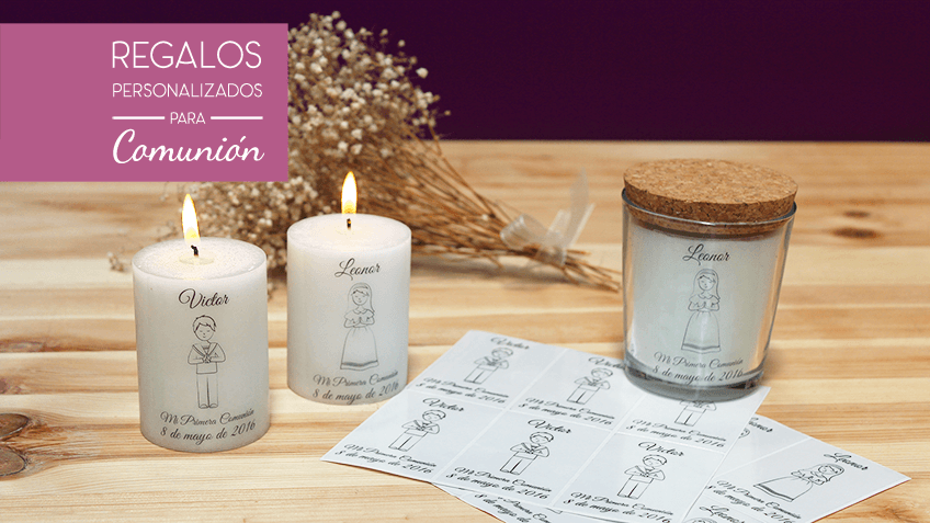 Regalos personalizados para Comunión