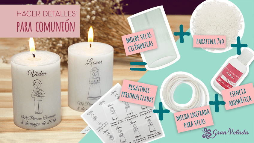 Hacer detalles para comunión personalizados