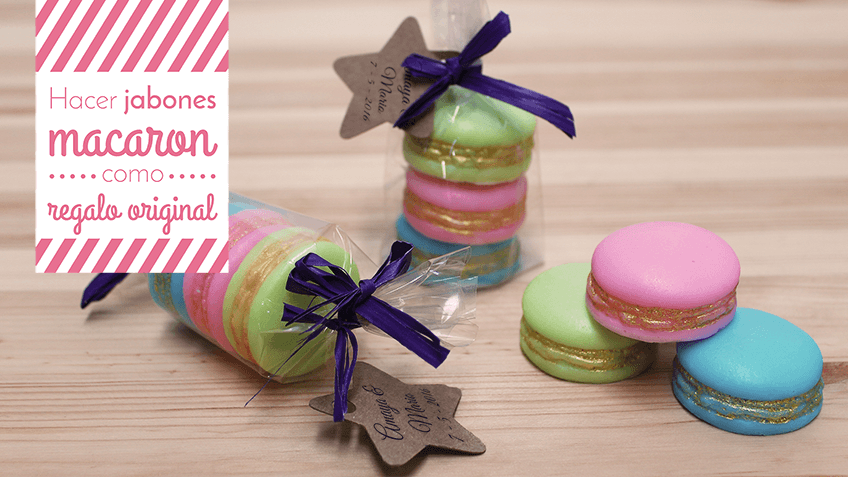 hacer jabones macaron como regalo original post