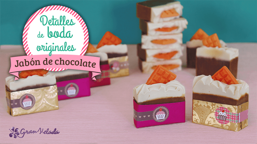 Jabon de Chocolate para bodas