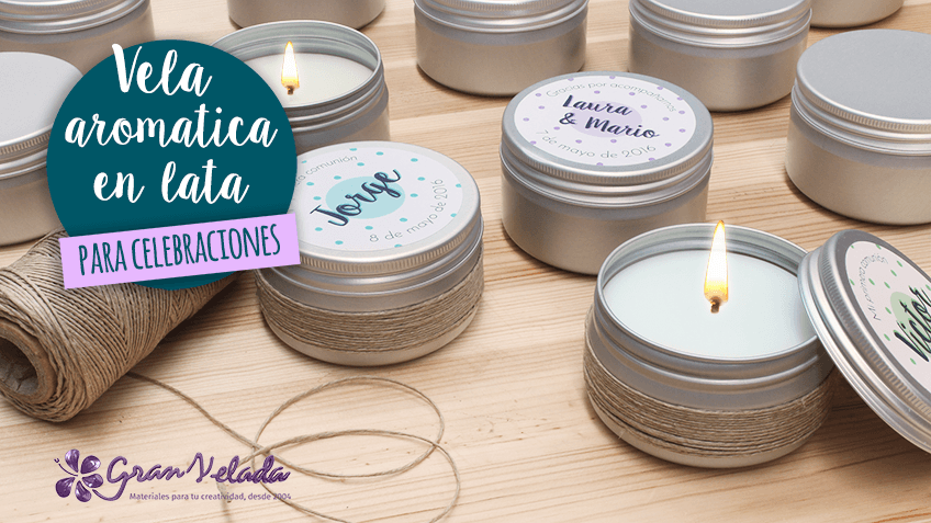 Velas aromáticas para regalar