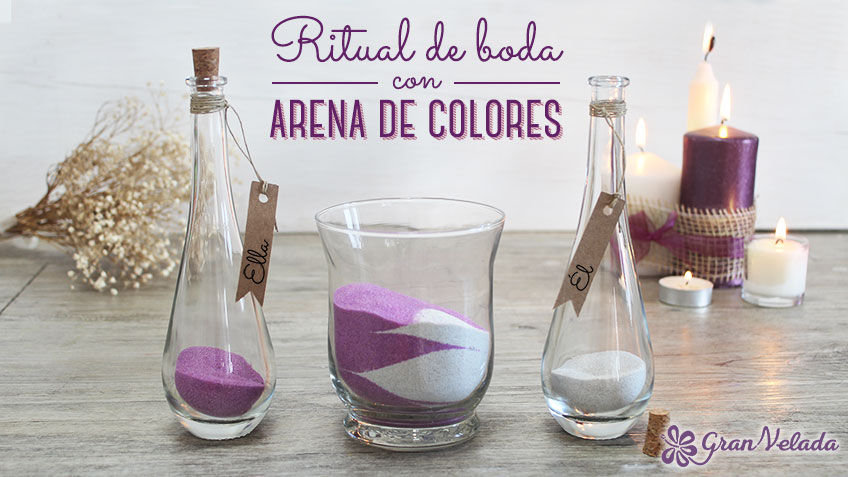 arena para boda de colores post