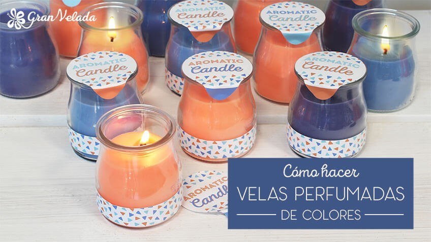 Velas perfumadas caseras