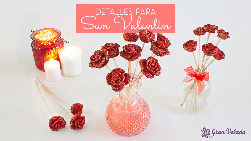 Hacer detalles para San Valentin de ramos de flores caseros con vídeo