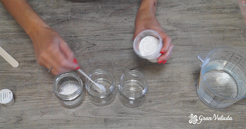 Como hacer bola de nieve casera, manualidades navideñas