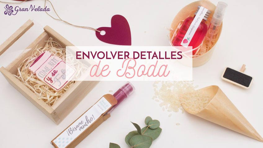 envolver detalles de boda