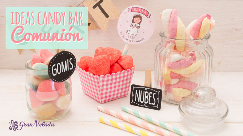 Candy bar comunion ideas