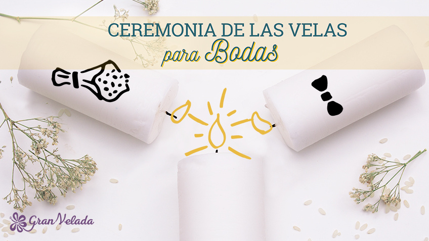 Velas de Boda para ceremonia de la luz