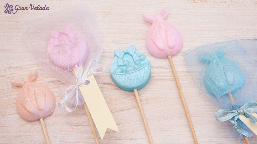 Jabones artesanales para baby shower