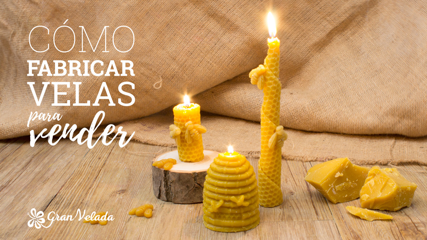 Cómo hacer velas de cera de abeja?