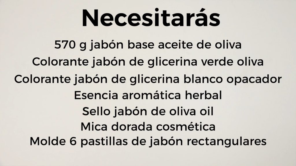 Jabon de aceite de oliva y glicerina como detalle para regalar