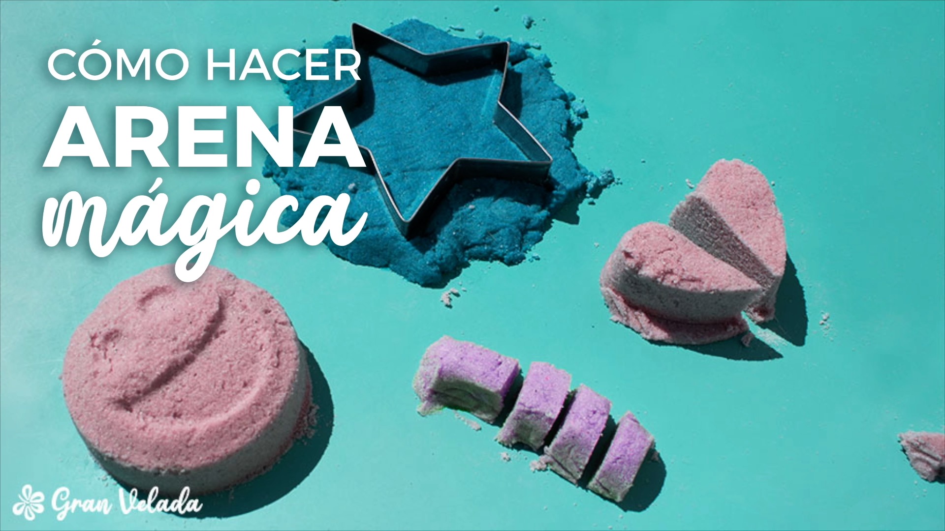 Aprende a hacer arena mágica en casa para niños