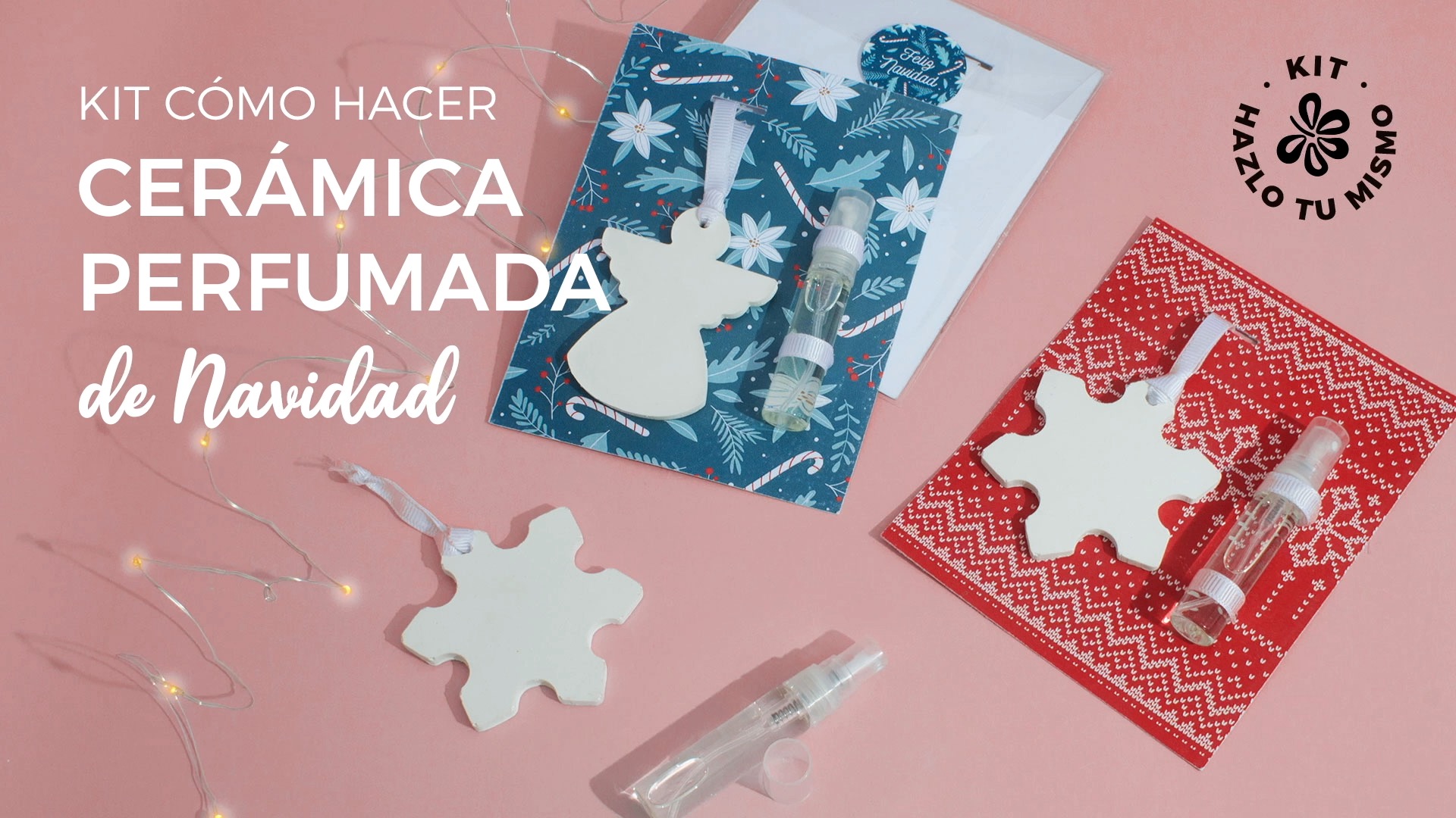 kit ceramica perfumada navidad