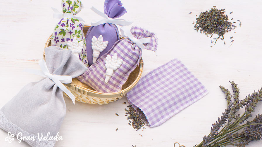 Ambientadores de lavanda para regalar en bodas