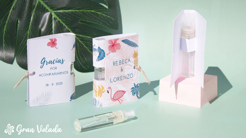 Mini perfumes mejores detalles de boda para 2023